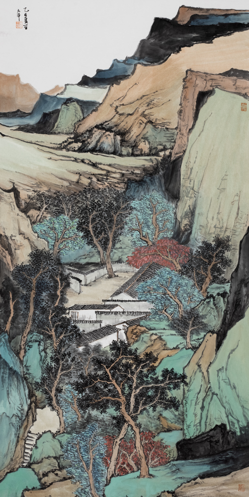 夏日闲居图