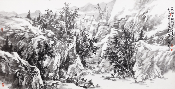 日映岚光轻锁翠