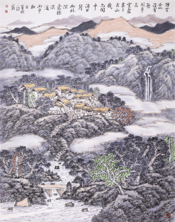 幽林深处听潺溪