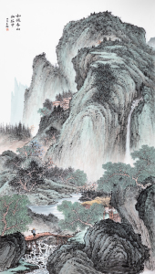 如镜春山幽谷中