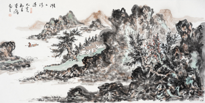 湖山清远图