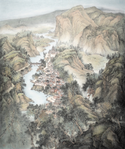 山光物态弄春晖