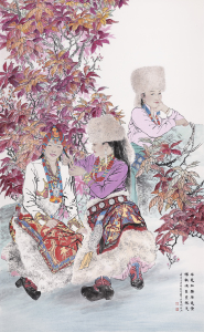 半是红叶半是黄，慢数流年赏秋光