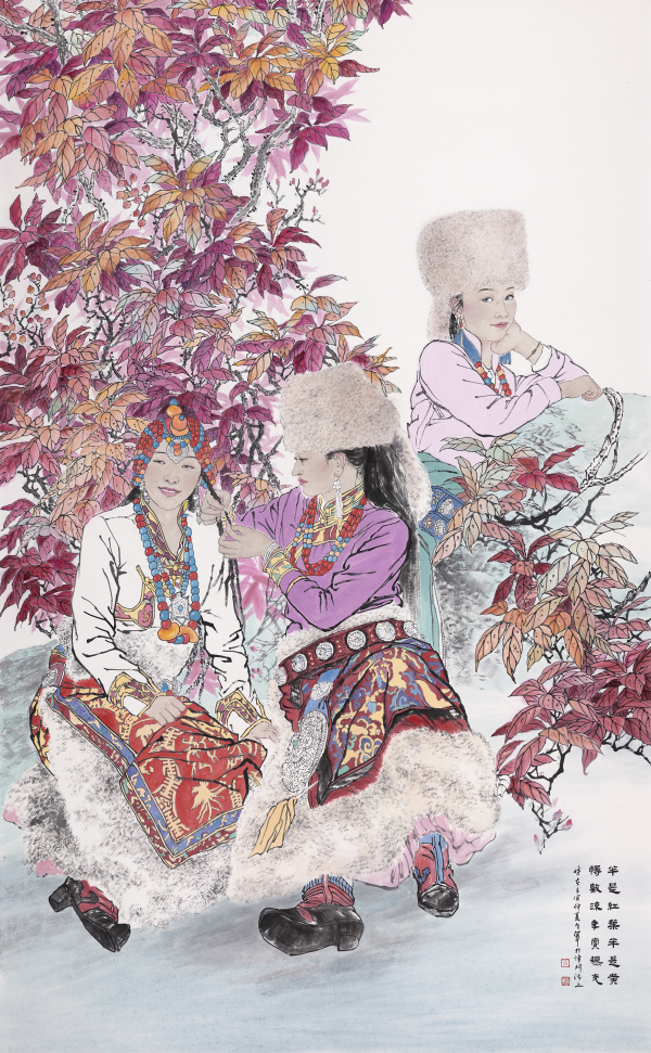 半是红叶半是黄，慢数流年赏秋光
