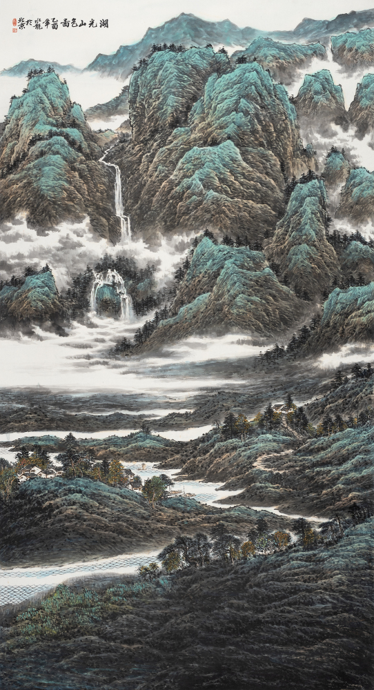 湖光山色图