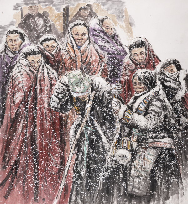 高原初雪