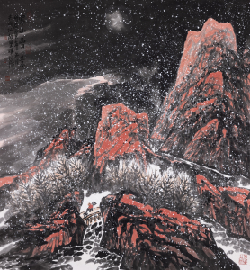 蒙山雪景