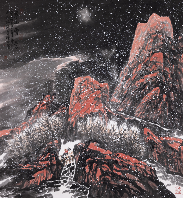 蒙山雪景