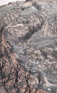 山色千寻常耸翠