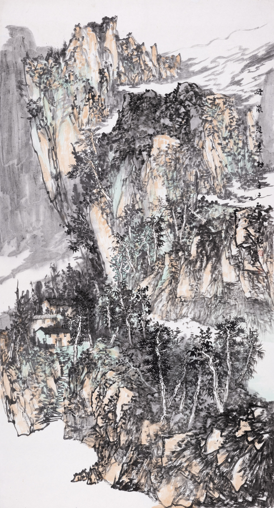 烟岚淡远空