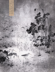 秋塘倩影