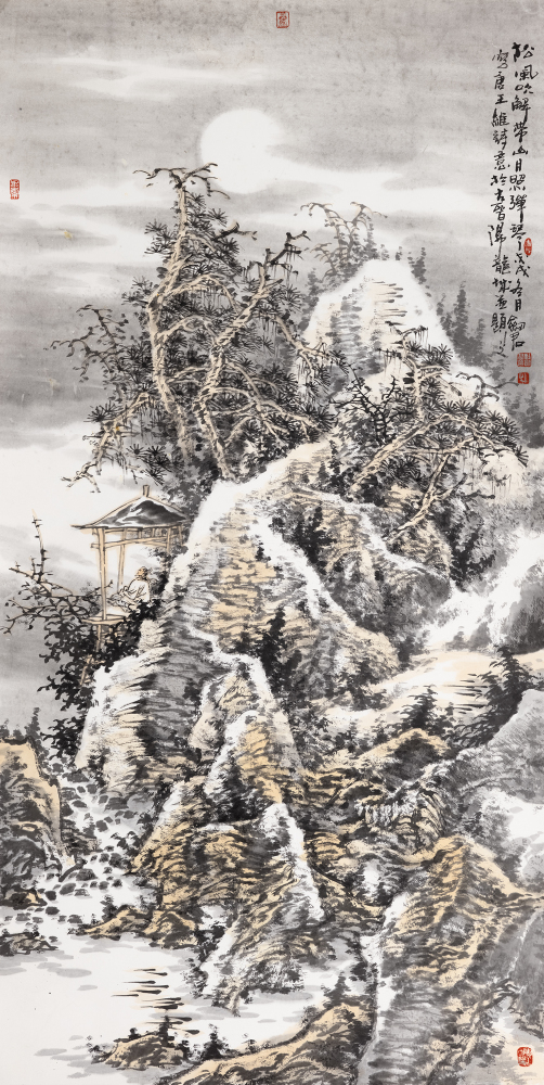 松风吹解带