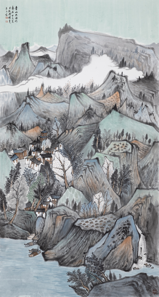 青山不语仍自在