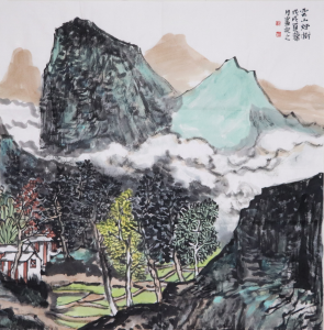 云山烟树