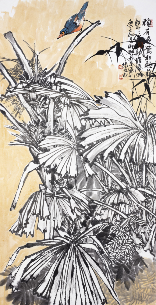 赖有啼莺相慰藉