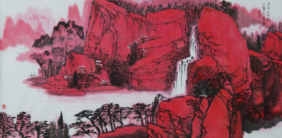 五月山雨热，三峰火云蒸