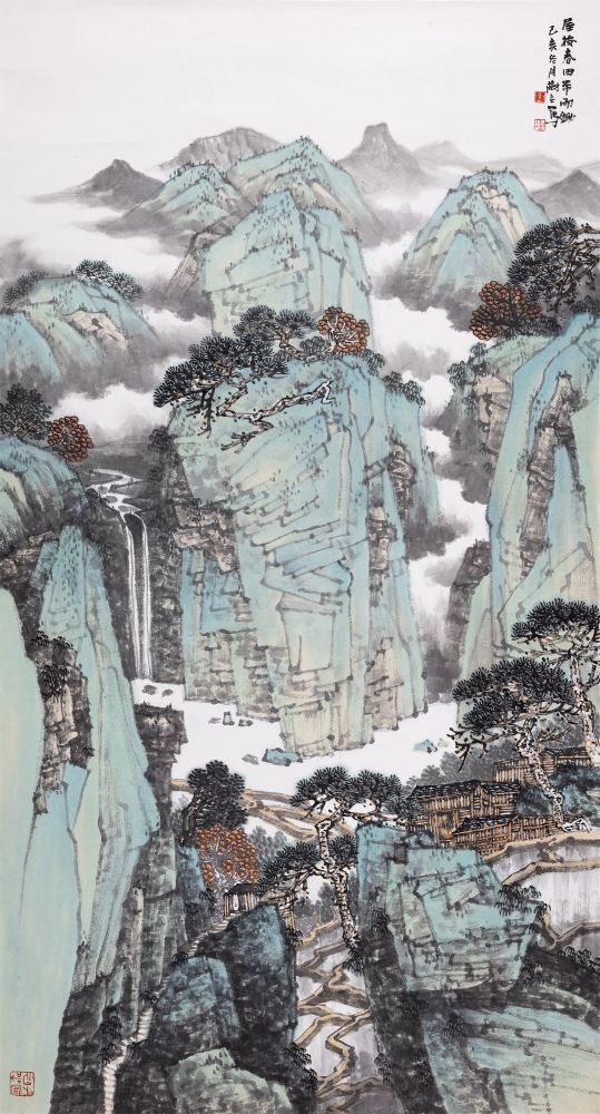 屋后春田带雨锄一