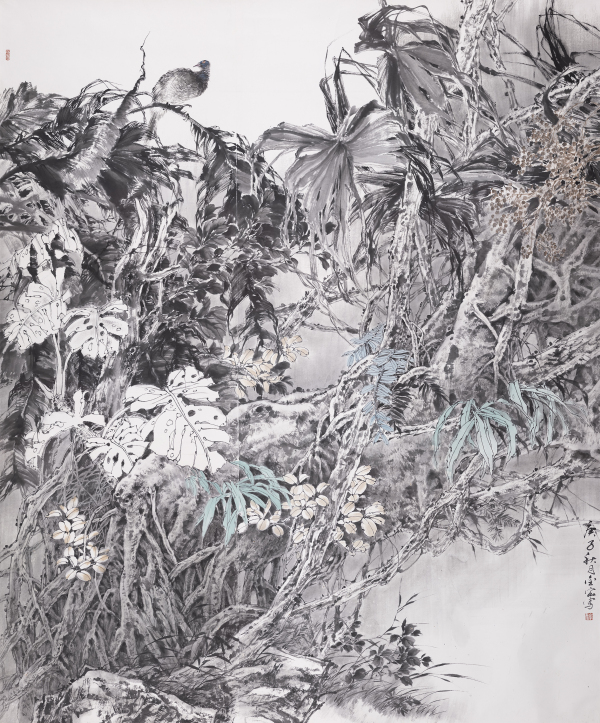 苍碧幽栖露含烟