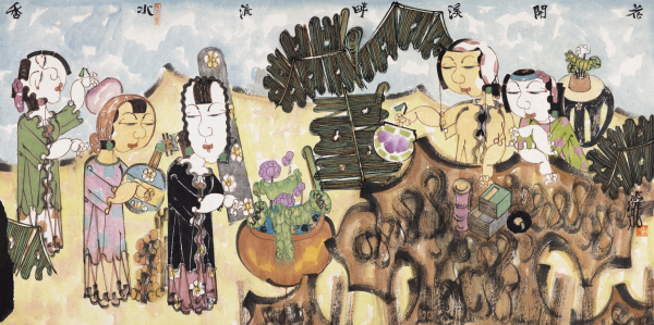 花开溪畔流水香