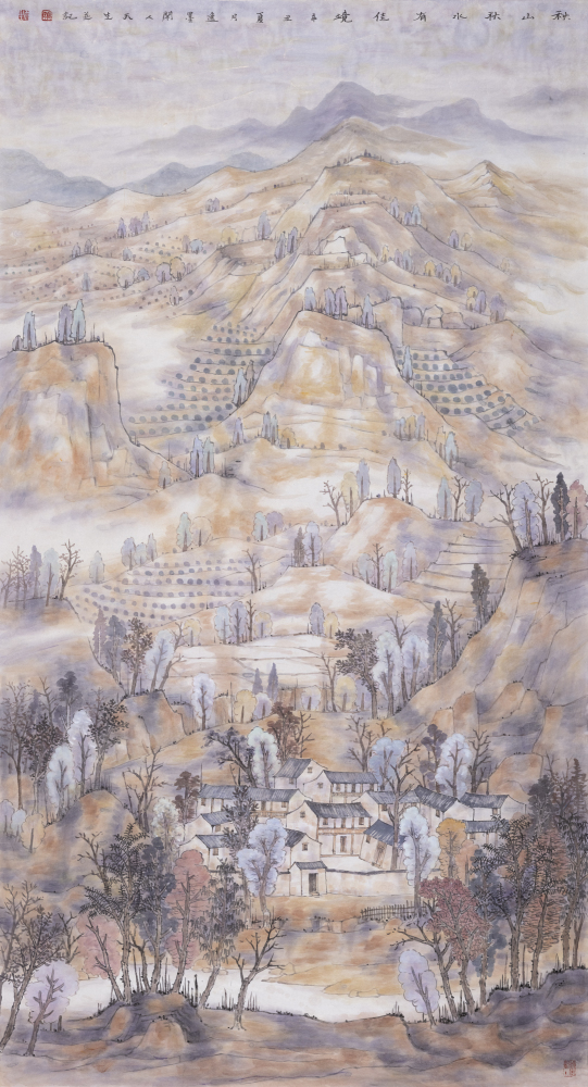 秋山秋水有佳景