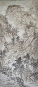 天寒远山净