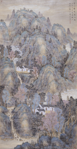 云山叠翠泉水幽二