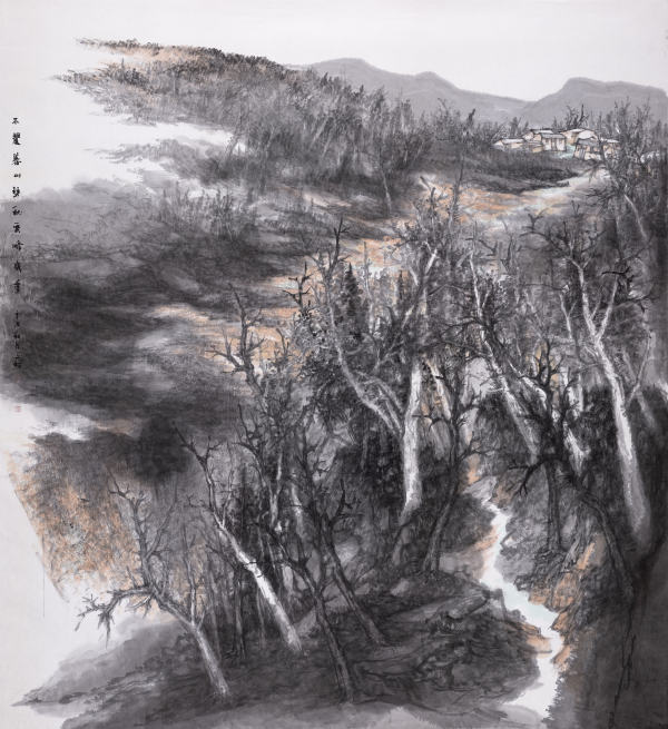 不觉暮山碧,秋云暗几重