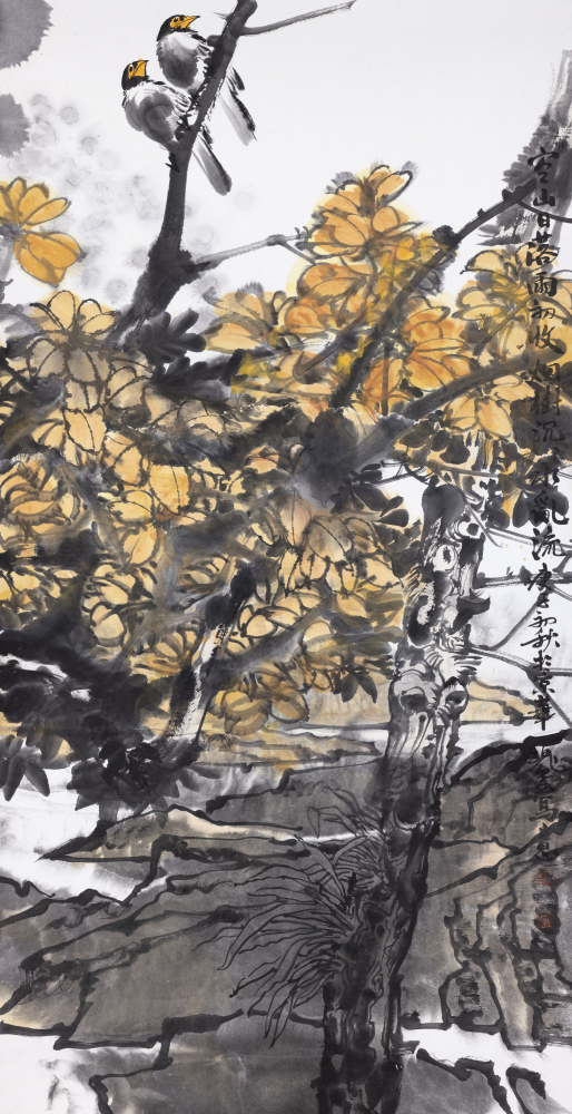 空山日落雨初收