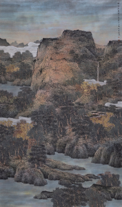 闲云幽壑隐山居