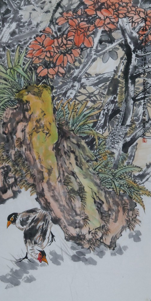 禅林心神隐，雅境意气通