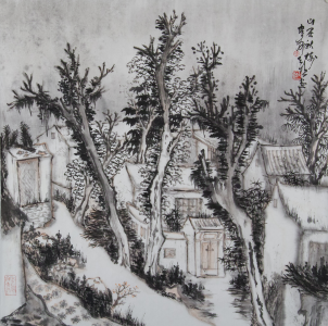 山居秋梅