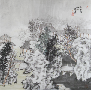近幽通微雨