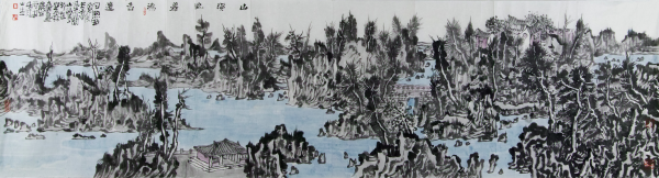 山溪流翠