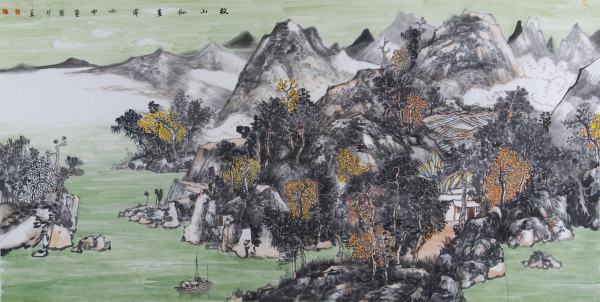 故山似画屏