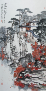 山石园林吟秋色